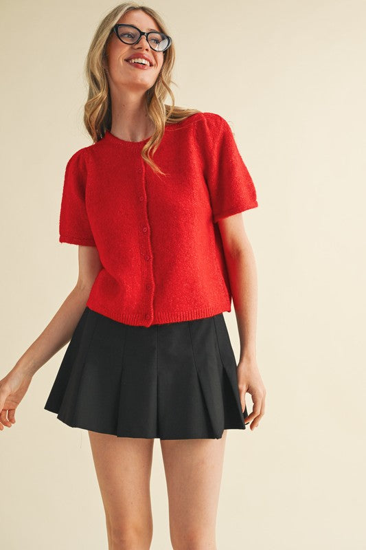 I See Red Sweater Top