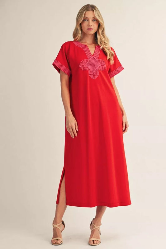 Take Me Anywhere Dress Red