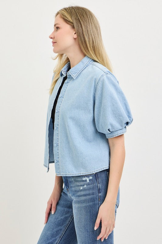 Denim On Denim Top