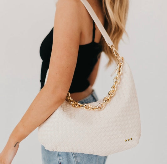 Pretty Simple Shoulder Bag Cream