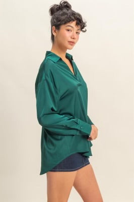 Winter Wonderland Top Green