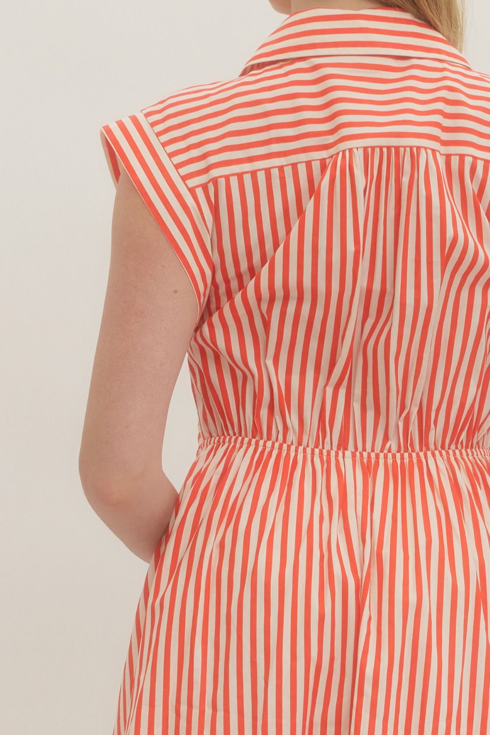 Mrs. Trendsetter Dress Red/Off White