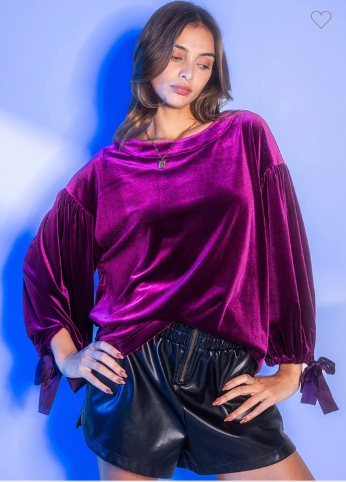 Sugar Plum Fairy Velvet Top