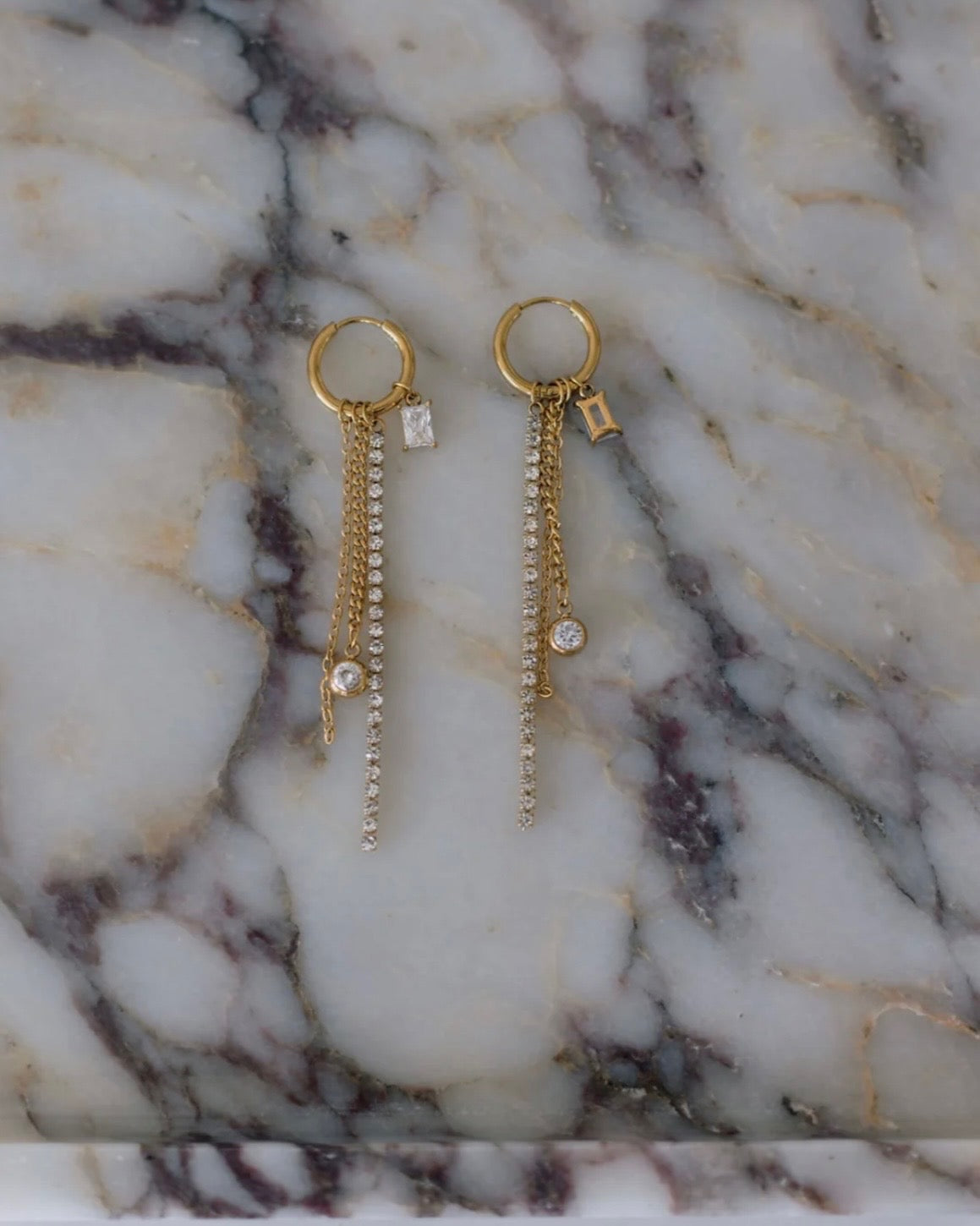 Chansuttpearls Long Strand Earrings