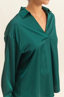 Winter Wonderland Top Green