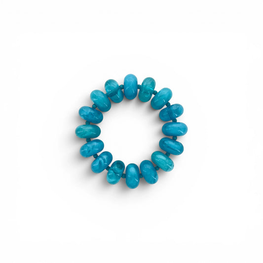 Color Me Happy Bead Bracelet Blue Teal