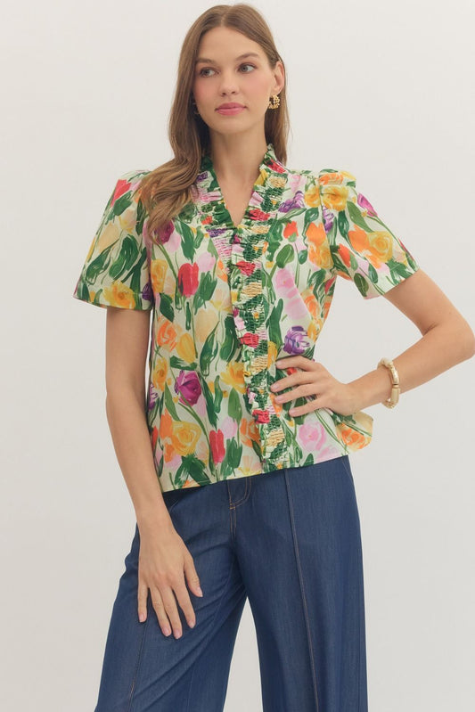 Watch Me Bloom Top