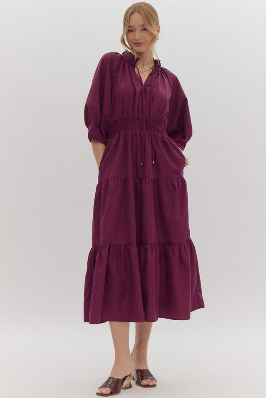 Plum Perfect Dress