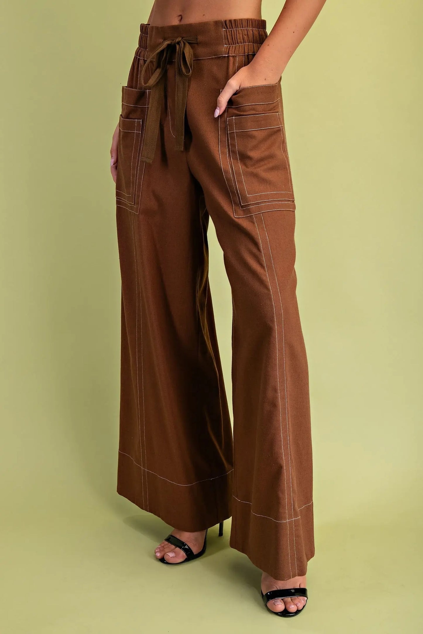 Let The Good Times Roll Pants Chestnut