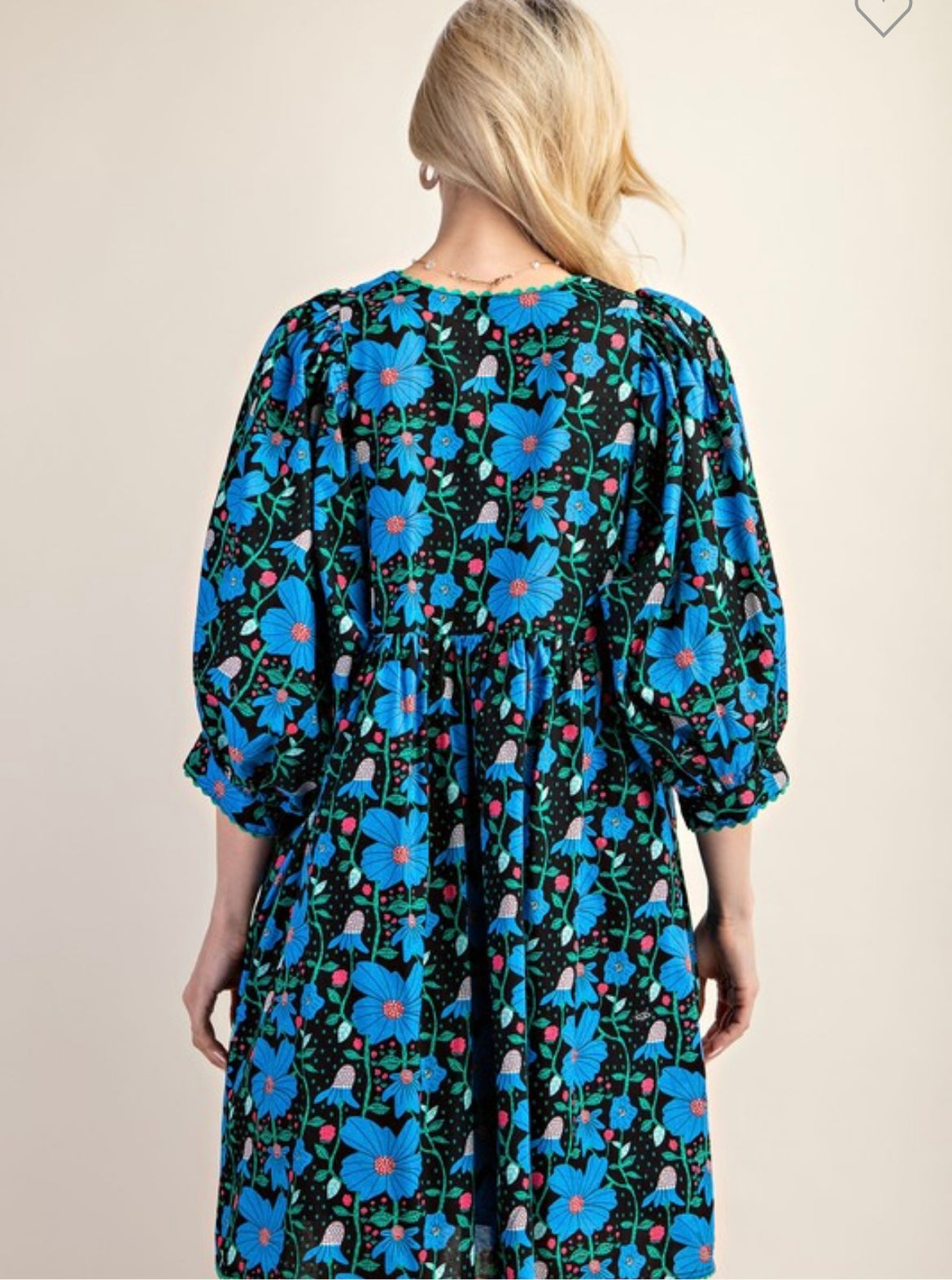 Forever Mine Dress Floral Print