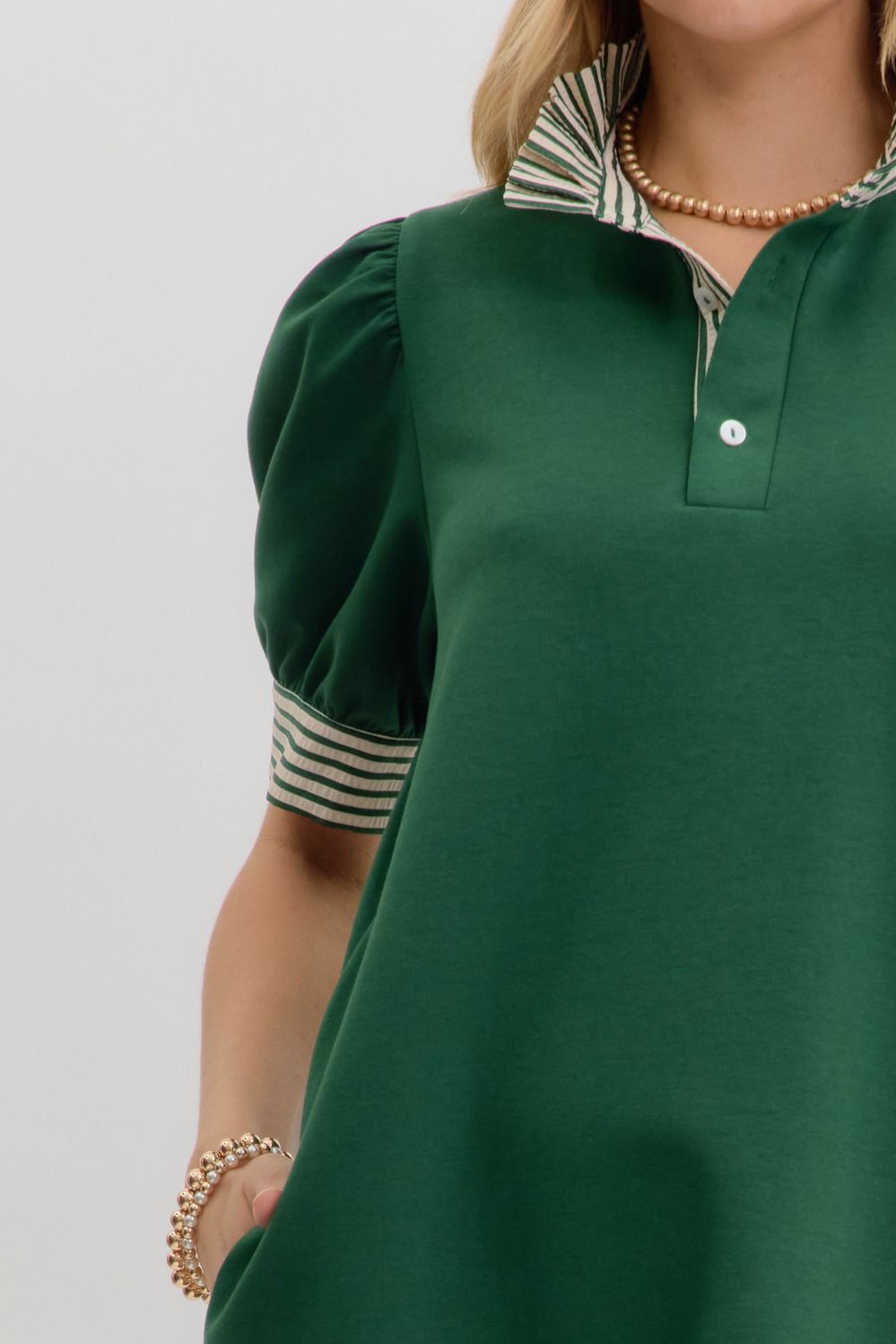 Girl On The Go Dress Green