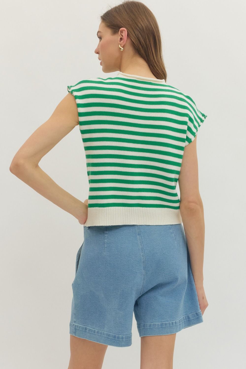 Palm Grove Sweater Top