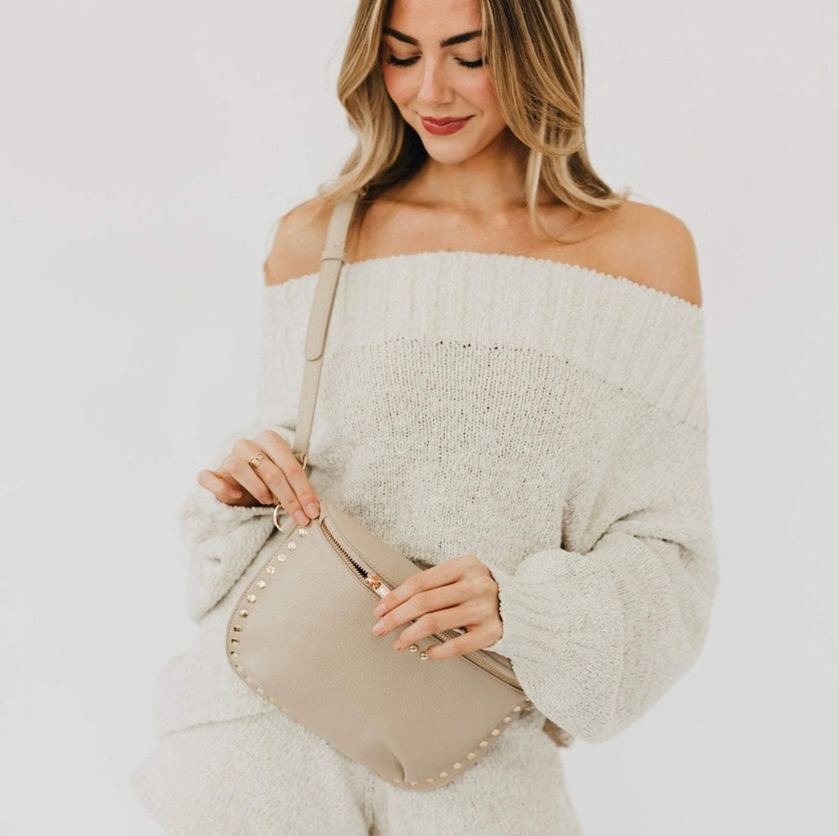 Pretty Simple Sabrina Studded Bum Bag