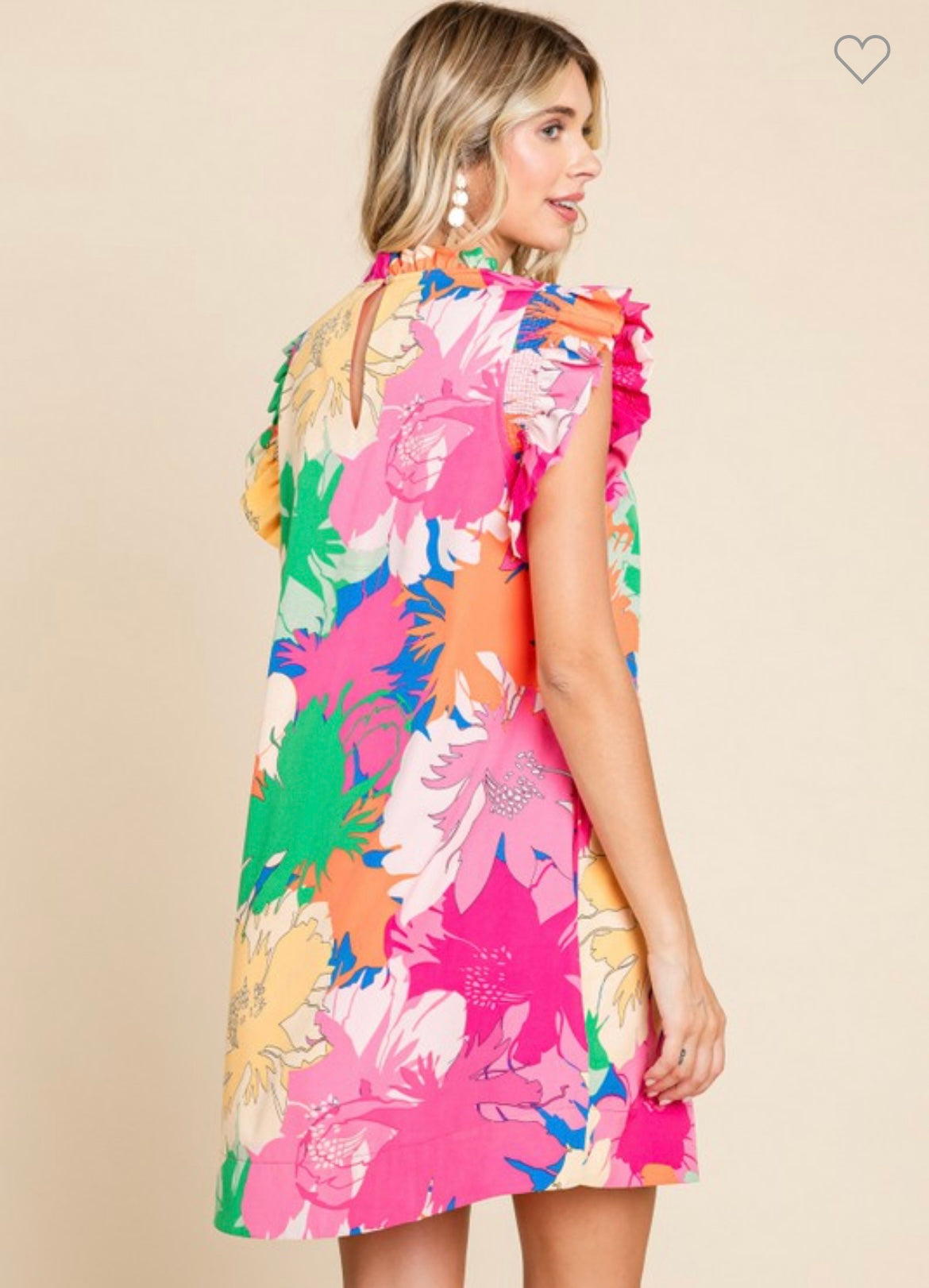 Take Me To The Tropics Dress Pink