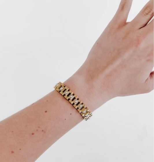 Pretty Simple Time Is Precious Bracelet