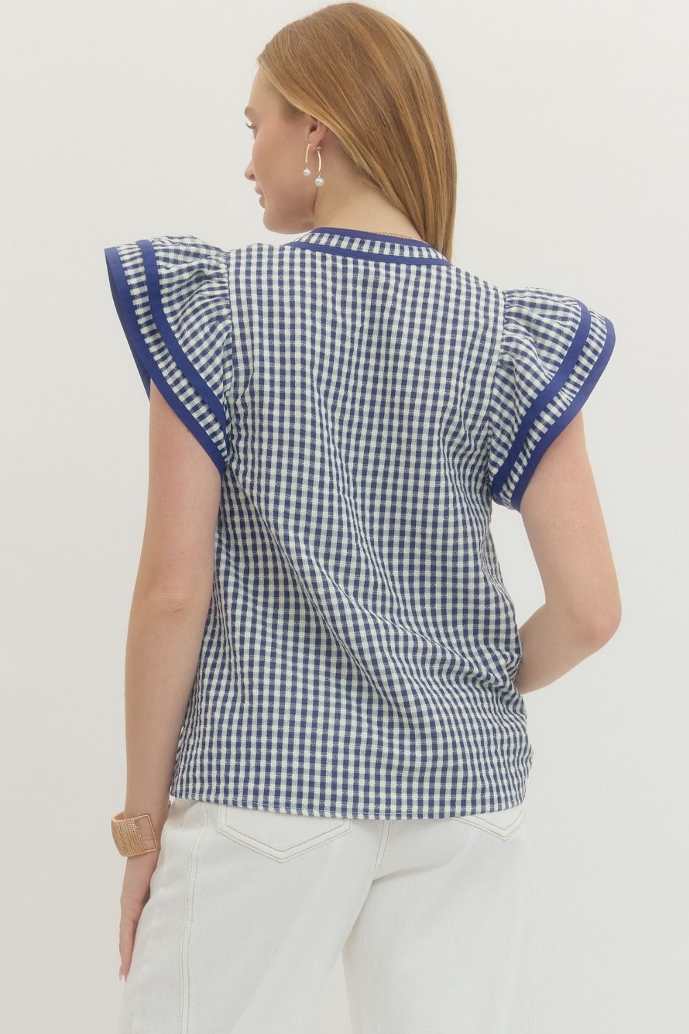 American Doll Top Blue