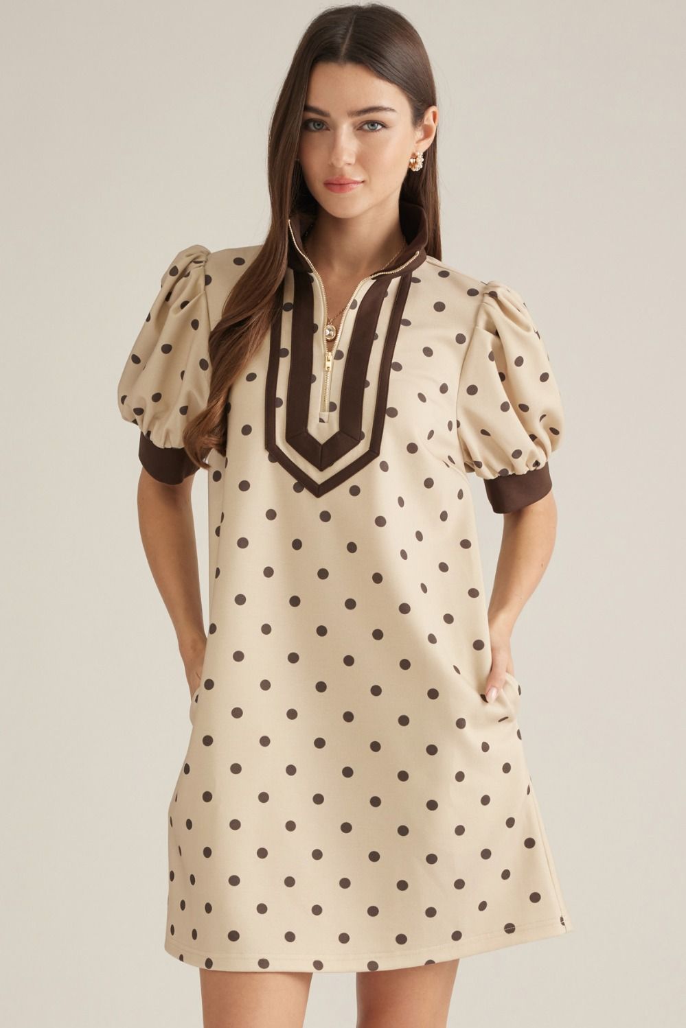 Cocoa Dot Dress