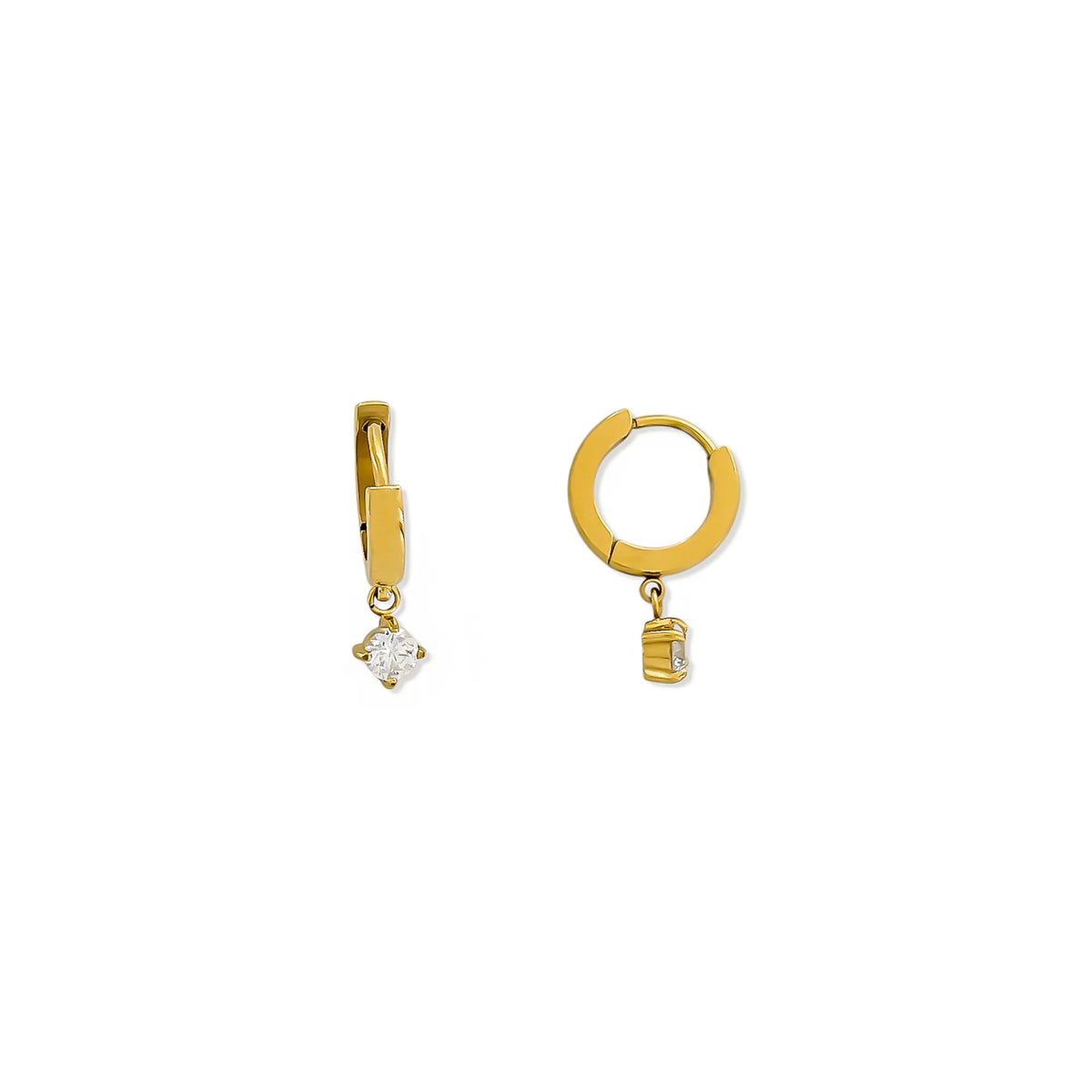 A Little Sparkle Hoop Earrings