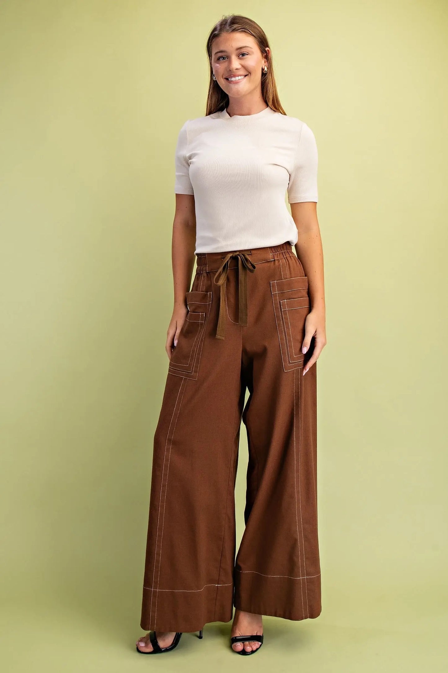Let The Good Times Roll Pants Chestnut