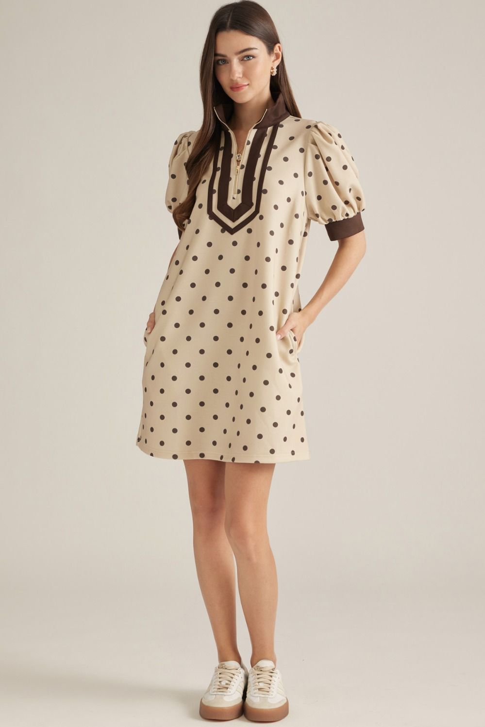 Cocoa Dot Dress