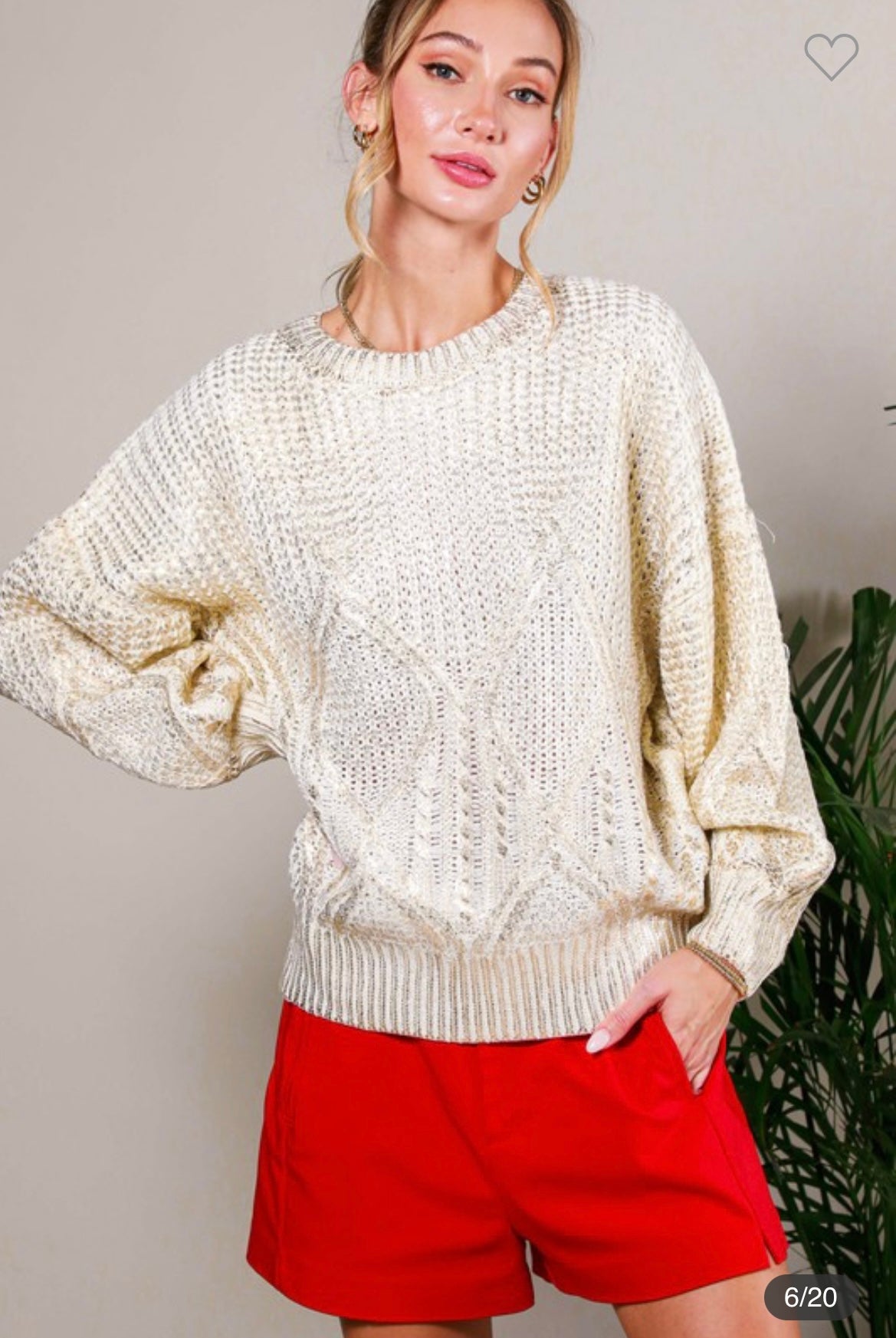 Heart Of Gold Sweater