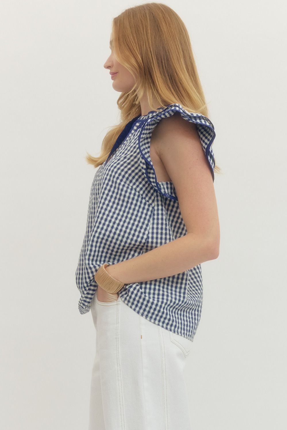 American Doll Top Blue