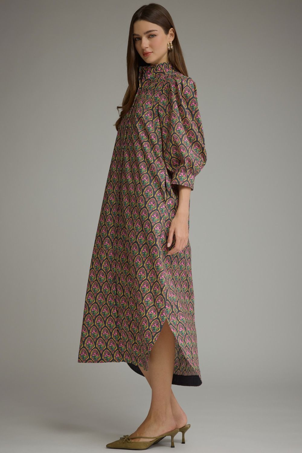Midnight Botanical Dress