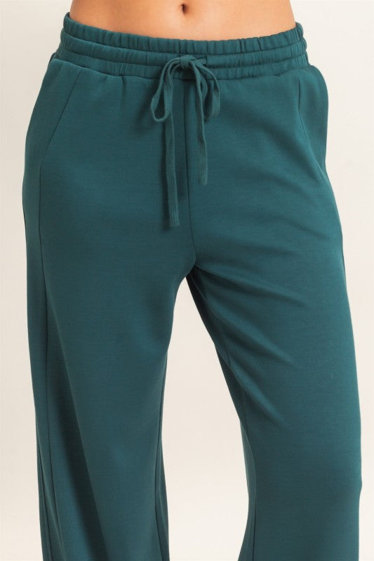 In Style Pant Set Forest Green