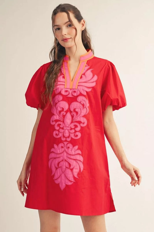 Sangria Stitch Dress