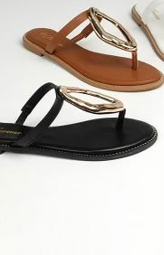 Follow My Lead Sandals Brown