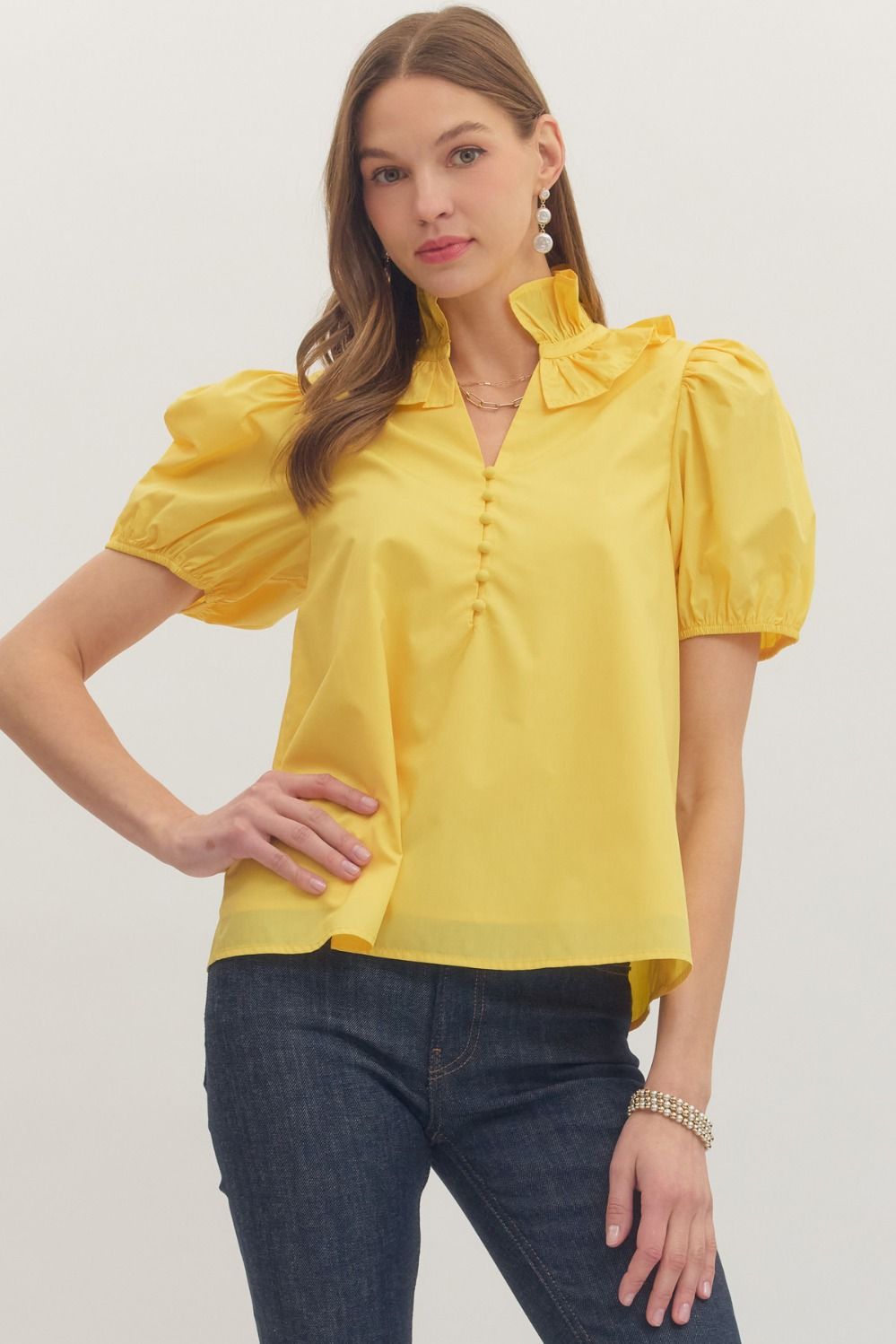 Be The Light Top Yellow