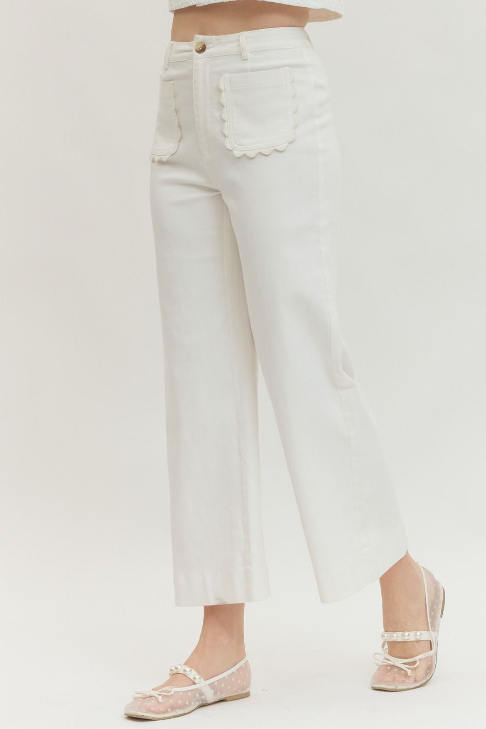 Lover Girl Pants Off White