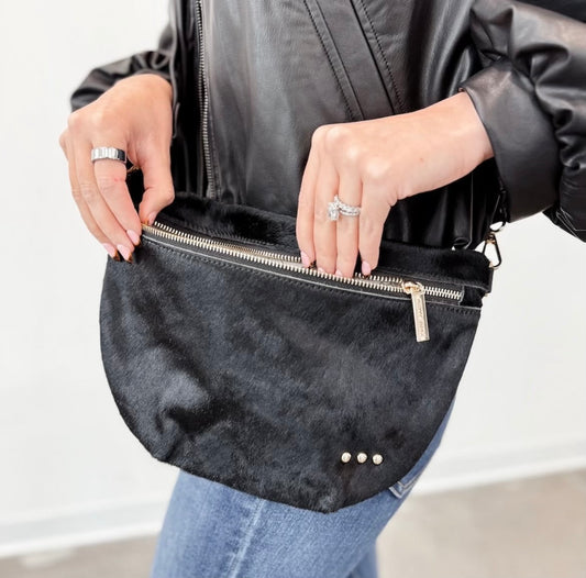 Pretty Simple Hair Hide Bum Bag Black