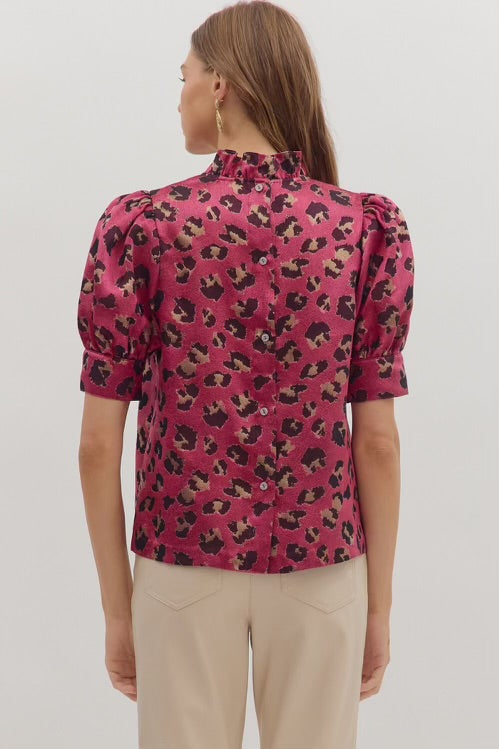 Lady Leopard Top