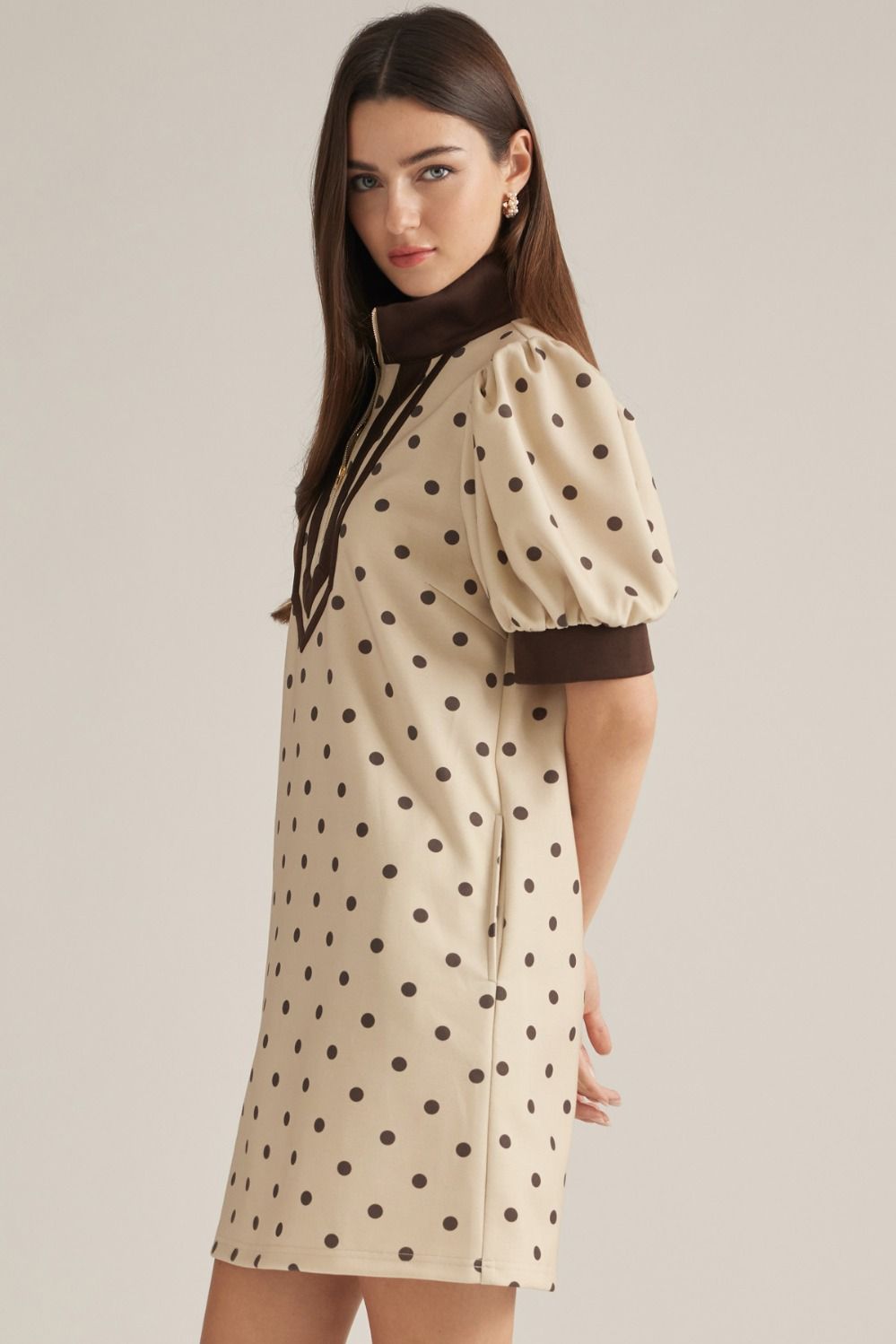 Cocoa Dot Dress