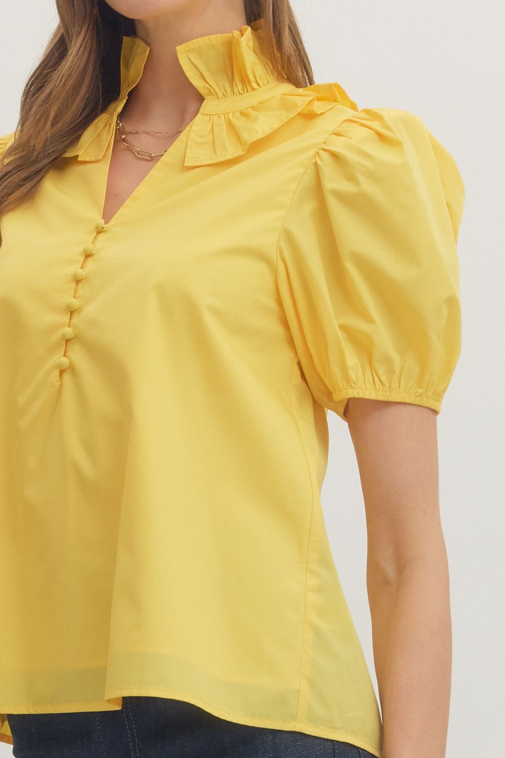Be The Light Top Yellow