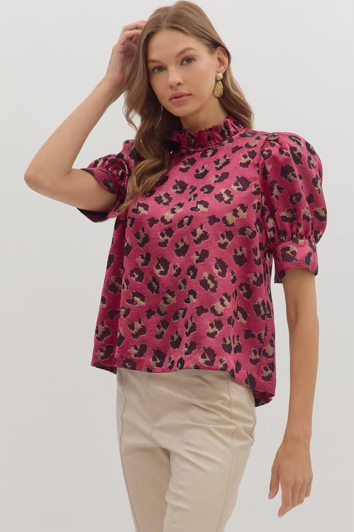 Lady Leopard Top