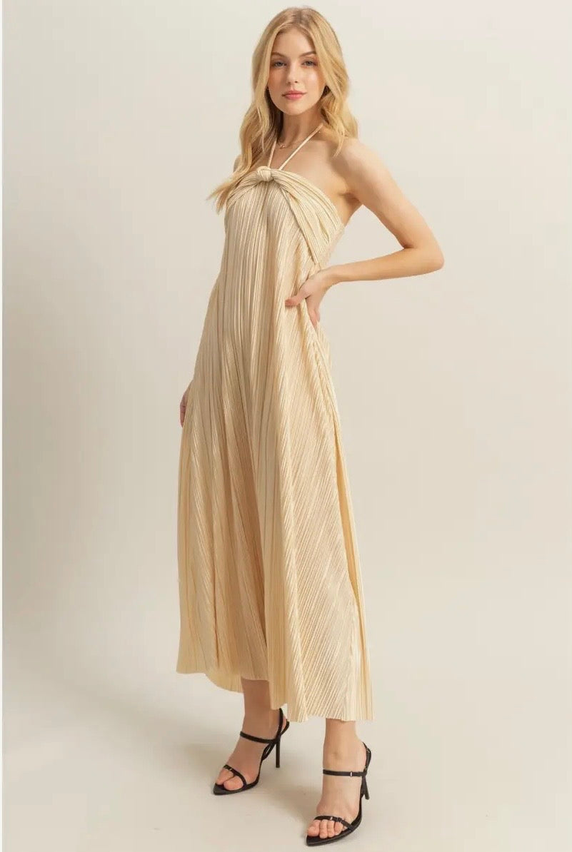 Champagne Supernova Dress Gold