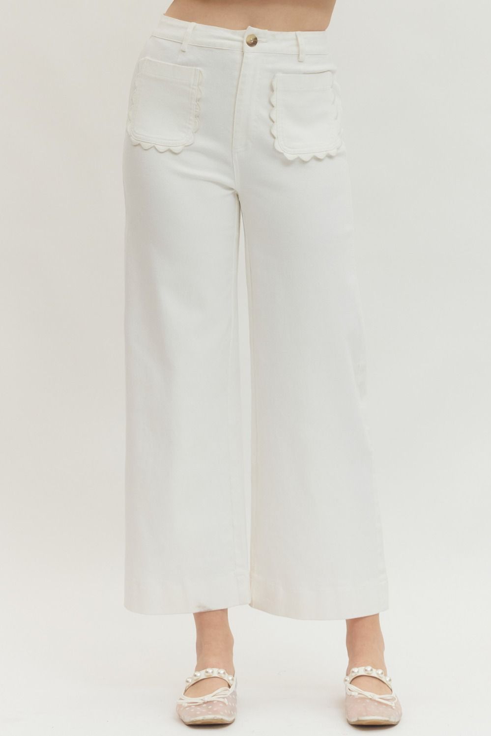 Lover Girl Pants Off White