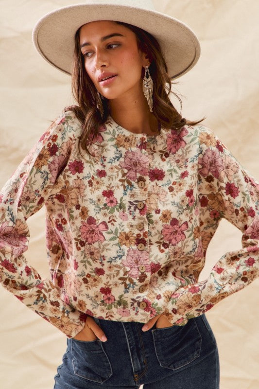 Wildflowers & Wild Horses Cardigan