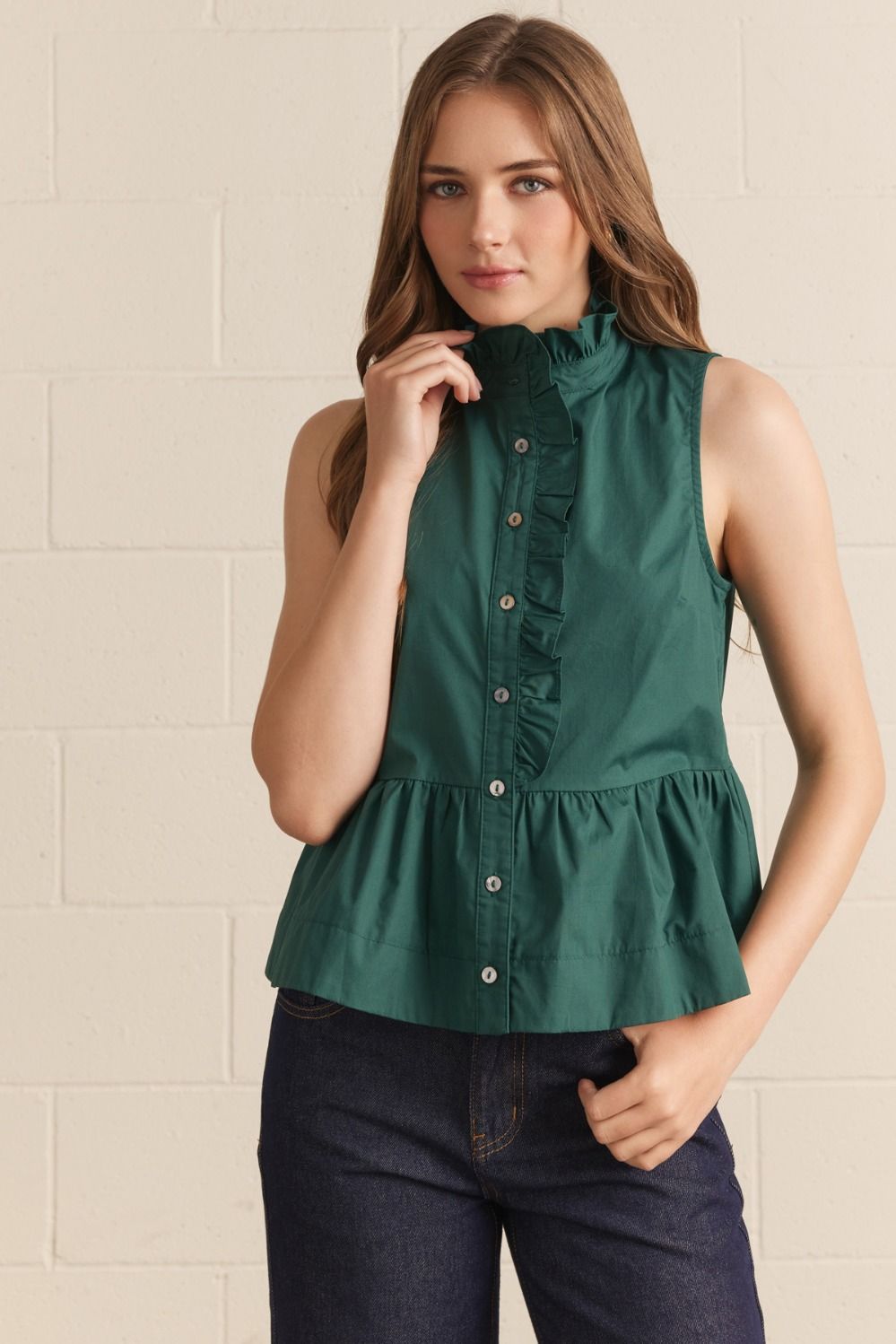 Risk It All Top Hunter Green