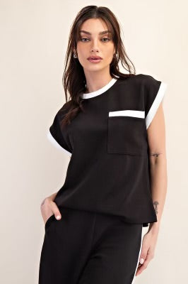 On Cloud 9 Top Black