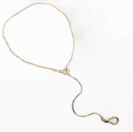 Pretty Simple Lariat Toggle Necklace