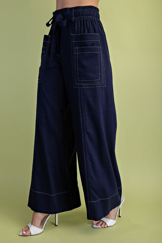 Let The Good Times Roll Pants Navy