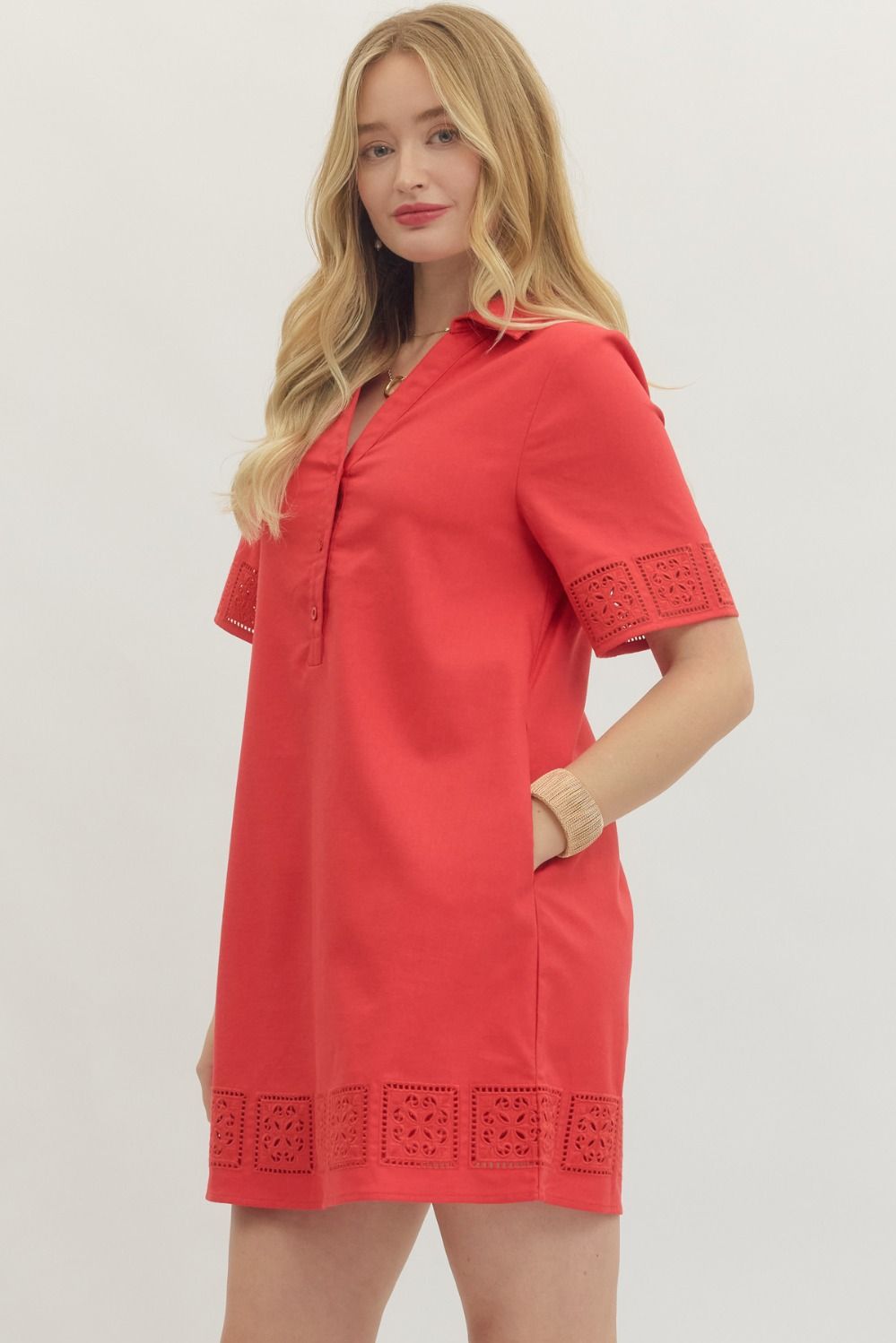 Just Right Dress Red