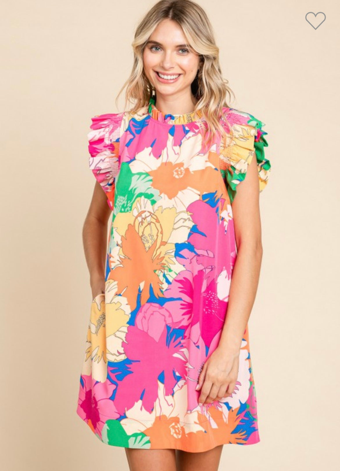 Take Me To The Tropics Dress Pink