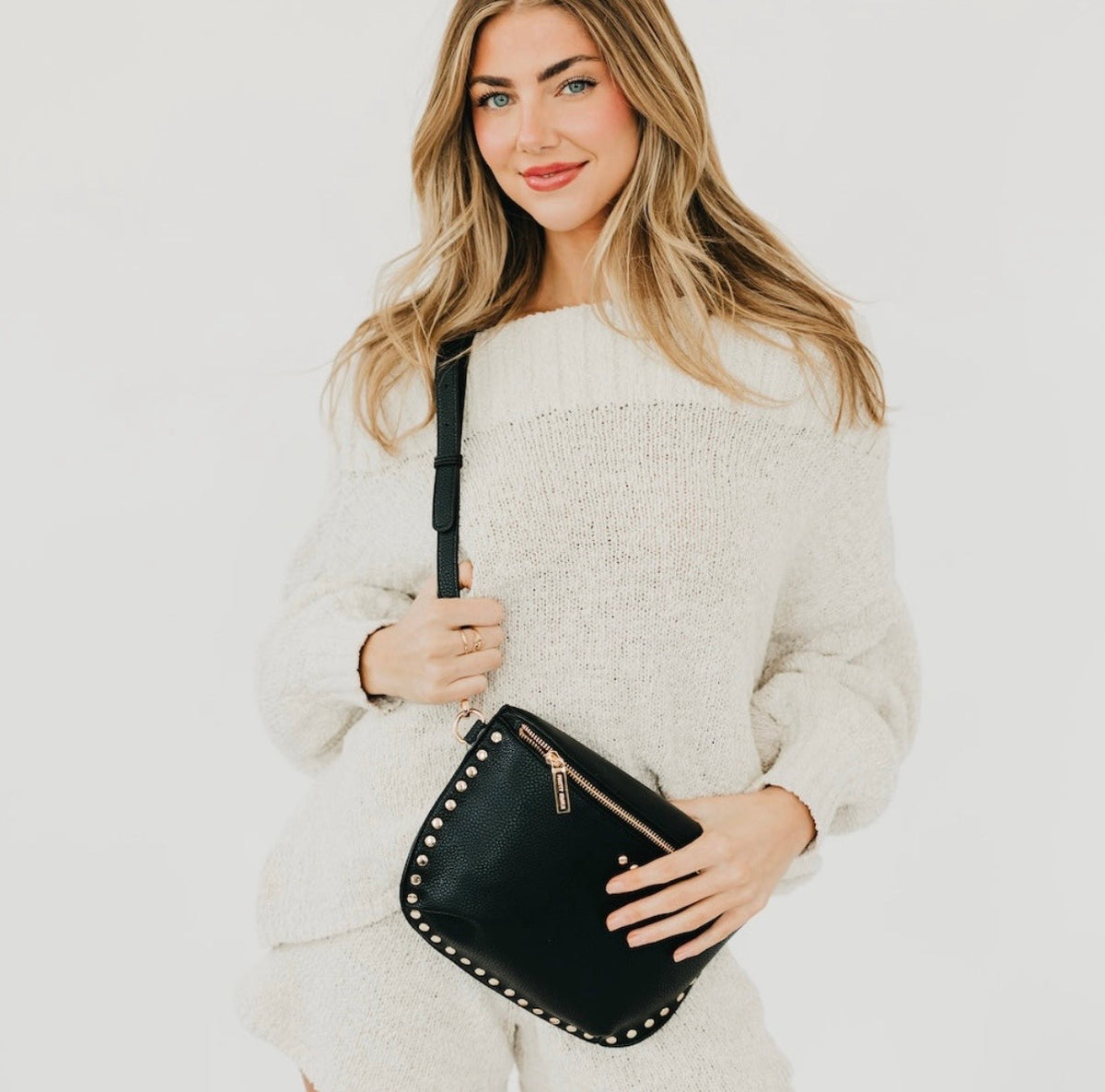 Pretty Simple Sabrina Studded Bum Bag