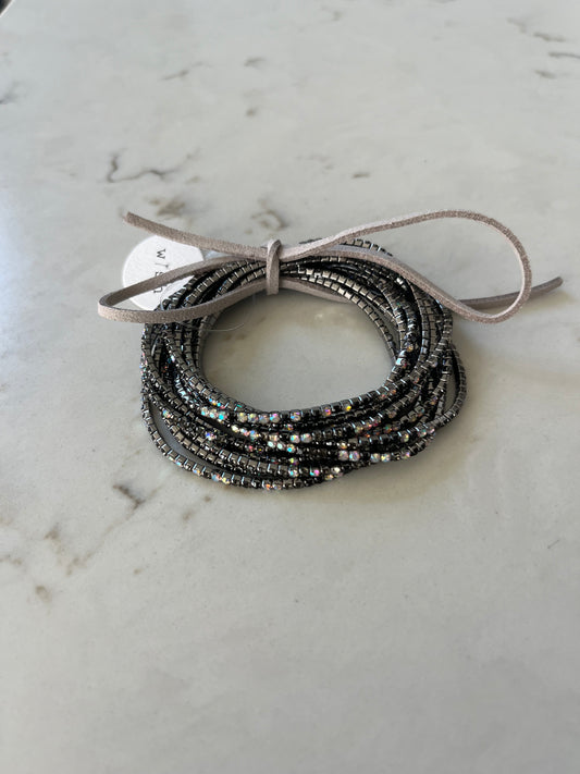 Color Me Lucky Bracelet Black/Silver