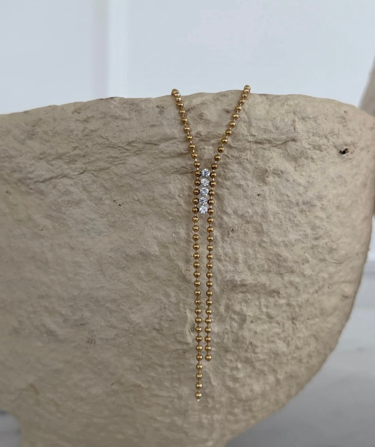 Chansuttpearls 4 Stone Hailey Necklace
