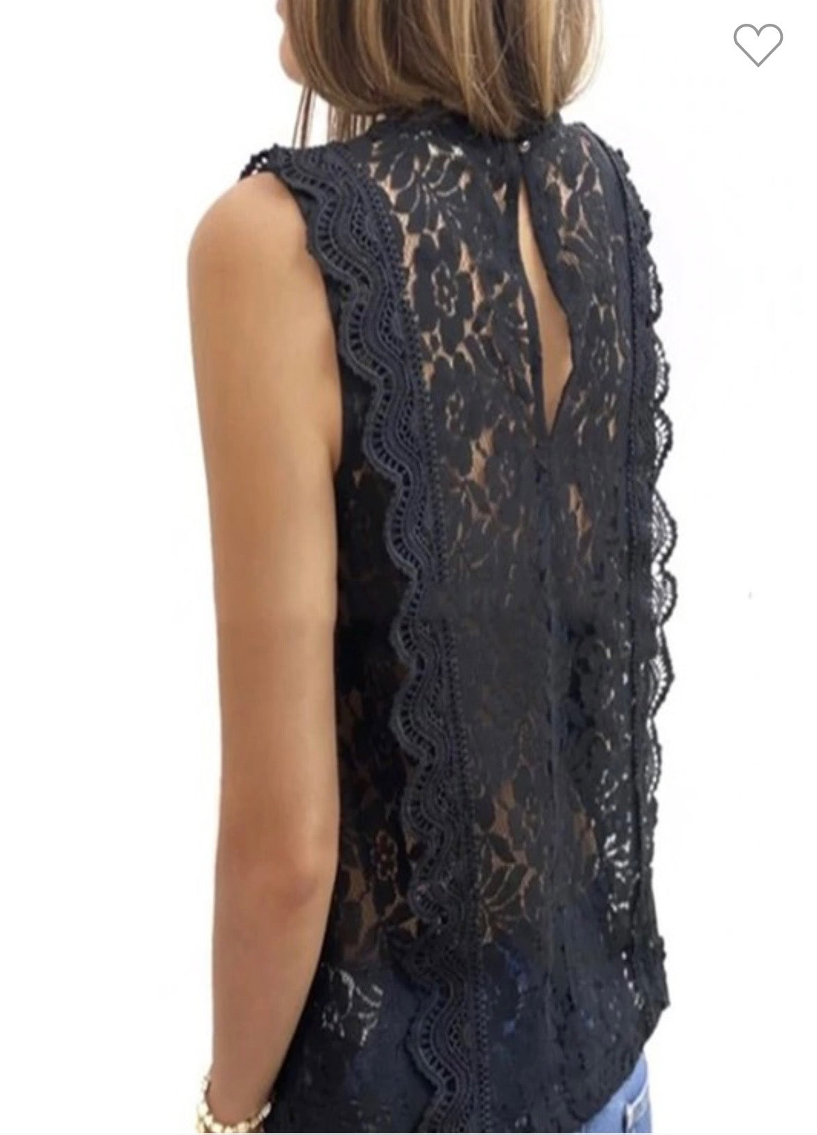 Lace for Life Top